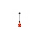 Vesta 266 VISILICA CHIC-PRETO/VM 1*E27 red glass | Eponuda.com