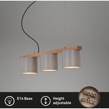 BRILONER Luster na sajli RHON 3xE14/25W/230V kaučukovo drvo | Eponuda.com