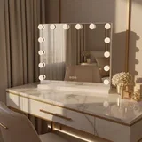 Stensko ogledalo LED HOLLYWOOD White