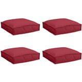  Jastučići za palete za sedenje 4 komada crvena 40x40x8 cm Oxford tkanina | shoptok.hr