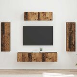 TV ormar 5 pcs Staro drvo | shoptok.hr