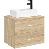  Umivaonik za kupaonicu Mat Crna 45,5 x 25,5 x 13 cm Metal | shoptok.hr