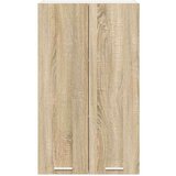 vidaXL Viseča omarica s polico Riga Sonoma hrast 60 x 31 x 100 cm | Shoptok.si