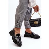 Boto Women's Loafers Moccasins On A Flat Heel Black Venla | shoptok.hr