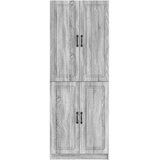  Set ormara 2 kom. Konstruirano drvo Siva 66 x 34,5 x 87 cm | shoptok.hr