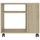  Bočni stolić boja hrasta 70 x 35 x 55 cm od konstruiranog drva | Eponuda.ba