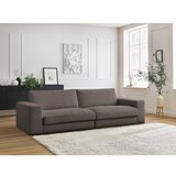 Bobochic Paris Smeđe-siva sofa od samta 274 cm Leonard – | shoptok.hr