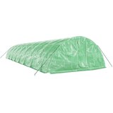  Staklenik s čeličnim okvirom zeleni 80 m² 16 x 5 x 2,3 m | shoptok.hr