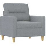 vidaXL Fotelj svetlo siv 60 cm blago | Shoptok.si