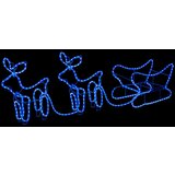  Božićni sob i sanjke vanjski s 576 LED žarulja | shoptok.hr