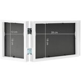  Trodijelni okvir za fotografije bijeli 28x18 cm + 2x (13x18 cm) | shoptok.hr