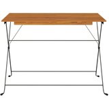  Sklopivi bistro stol 100 x 54 x 71 cm od drva bagrema i čelika | shoptok.hr