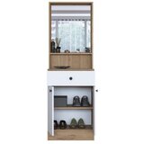 Hanah home P6 - 3294 walnutwhite hall stand | ePonuda.com
