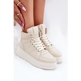 EVENTO High Women's Sneakers On Platform Beige Tillive | Shoptok.si