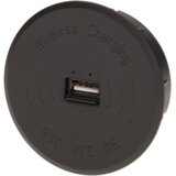 Orno Brezžični polnilnik z USB vhodom, vgradni - OR-AE-1367/B | Shoptok.si