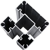  Set panela za ogradu WPC 872 x 105 cm crni | shoptok.hr