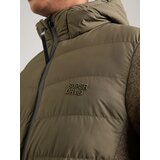 Superdry Prehodna jakna temno siva / večbarvno zelena | Shoptok.si