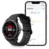 Ksix smartwatch Compass, GPS, 1.38” zaslon, 7 dana aut., glasovni asistent,crni | shoptok.hr