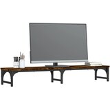  Stalak za monitor boja dimljenog hrasta 105x23x15,5 cm drveni | shoptok.hr