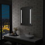 vidaXL kupaonsko LED zidno ogledalo 60 x 80 cm Cijene
