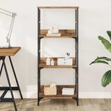 Ormarić za knjige umjetnički hrast 50x33x117,5 cm izrađeno drvo | shoptok.hr