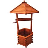 Drveni bunar za vrt - dekoracija 150 cm | shoptok.hr