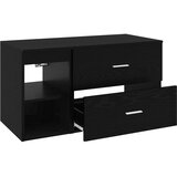  Set namještaja za kupaonicu 2 kom. Crni hrast Konstruirano drvo Crna 62,5 x 44,5 x 50 cm | shoptok.hr