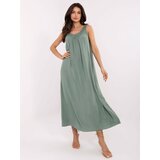 Och Bella Dress-TW-SK-BI-L0125.52-khaki | Shoptok.si