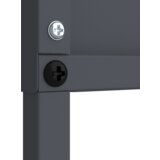 vidaXL Dekorativni panel za vrt antracit siva 32 x 140 cm Mnogi jeklo | Shoptok.si