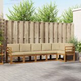  Set vanjskih sofa 6 kom. Prirodna i bež | shoptok.hr