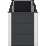  Povišena vrtna gredica Crna 200 x 50 x 54 cm | Eponuda.com