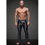 Noir Handmade Muške seksi pantalone sa rajsferšlusom, Crne Cene