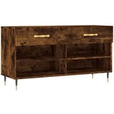 Maison Chic Klop za čevlje - Sedež za čevlje dimljen hrast 102x35x55 cm inženirski les, (21776550) Cene