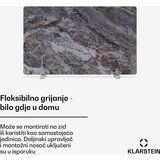 Klarstein marmoheat infracrvena ploča | 600 w | 15 m² | mramorni dizajn | 70 cm x 100 cm | shoptok.hr