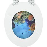  Toaletna sjedala s mekim zatvaranjem Duboko plava 44 x 38 cm | shoptok.hr
