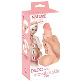 Naravna koža Nature Skin - Dildo s kožo - 19 cm (naravni) Cene