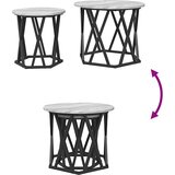  Bocni stol 2 pcs Siva Sonoma Inženjerska drva i čelik | shoptok.hr