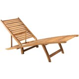 Maison Chic Ležalnik - Sončna ležalnik iz trdne tikovine, (22043228) | Shoptok.si
