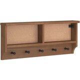vidaXL Zidna vješalica za kapute SANDNES 87x12x35 cm puno drvo bor | shoptok.hr