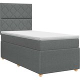  Boxspring krevet s madracem Tamnosiva 80 x 200 cm Tkanina | shoptok.hr