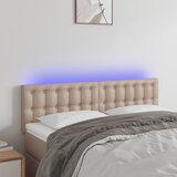  LED uzglavlje boja cappuccina 144 x 5 x 78/88cm od umjetne kože | Eponuda.ba