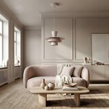  luster na sajli plato 1xE27/15W/230V krem | Eponuda.com