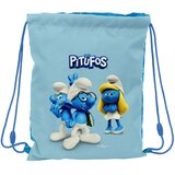  Torba-ruksak s Trakama Los Pitufos Plava Nebesko plava 26 x 34 x 1 cm Cijene