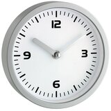 TFA okrugli zidni sat (Srebrne boje, Promjer: 16 cm) Cijene