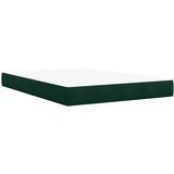  Krevet s oprugama i madracem tamnozeleni 140x200 cm baršunasti | shoptok.hr