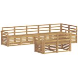  Set vanjskih sofa 8 pcs Bijela 308 x 130,5 x 73 cm | shoptok.hr