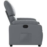  Naslonjač od umjetne kože sivi | Eponuda.com