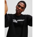 Karl Lagerfeld jeans Majica črna / bela | Shoptok.si
