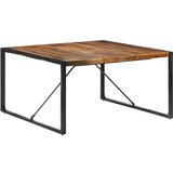vidaXL Jedilna miza 140x140x75 cm trden les s finišem iz palisandra | Shoptok.si