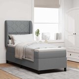  Krevet s opruga kutije Svjetlosiva 80 x 200 cm tkanina | shoptok.hr